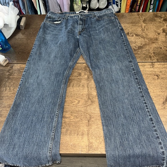 Levi's Men's 527 Low Boot Cut Flex Fit Blue Jeans 36x30 - Picture 1 of 9